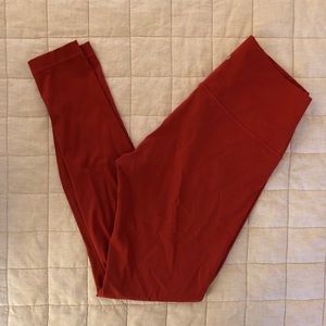 Lululemon wunder under high rise 7/8 length